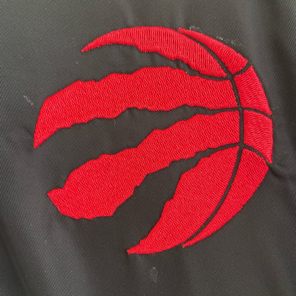 Toronto Raptors Logo Black and Red NBA Jacket - Picture 2 of 10